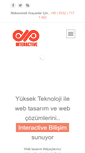 Mobile Screenshot of interactivebilisim.com