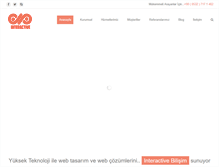 Tablet Screenshot of interactivebilisim.com